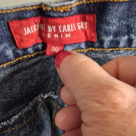 Relaxed Fit Denim Jeans, Jackpot Designer, Waist And Inseam 30 In. Baggy Fit. - Picture 14 of 14